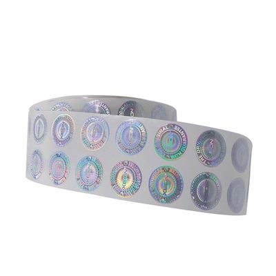 ποιότητας  Custom Heat Sensitive Adhesive Laser Hologram Heat Transparent Film Label Sticker εργοστάσιο